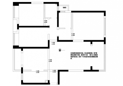 135平方案，餐廚的7種形式 CAD