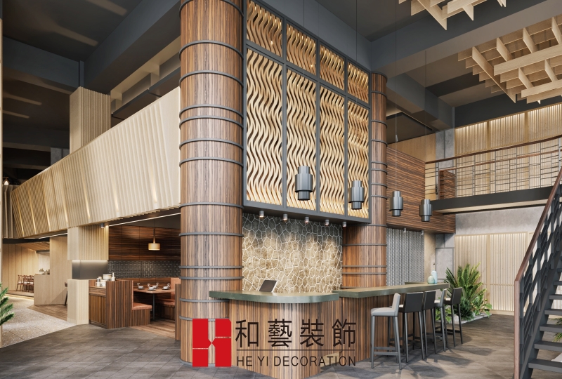 現(xiàn)代原木日系風(fēng)餐飲空間