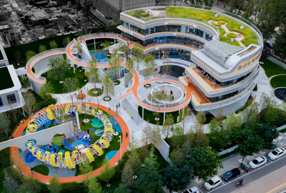 石家莊融創(chuàng)未來中心幼兒園景觀項目 _ 張?zhí)凭坝^ _ 中國河北石家莊 (2)
