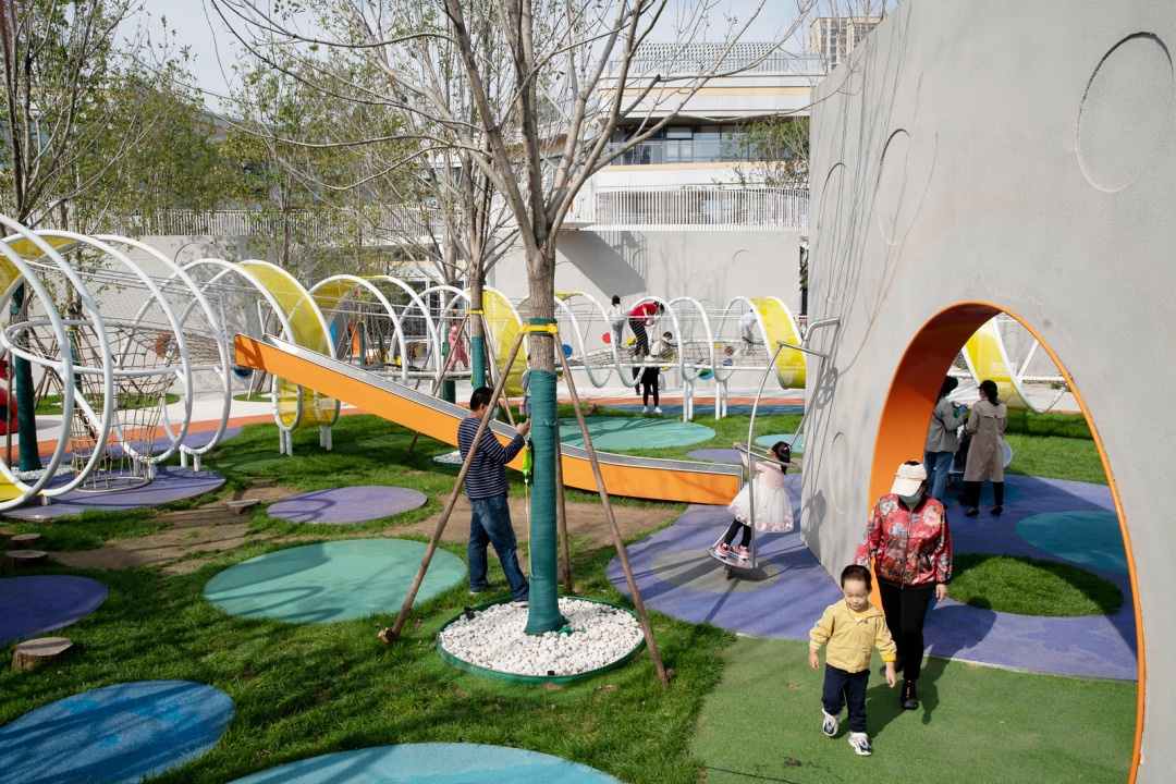 石家莊融創(chuàng)未來中心幼兒園景觀項目 _ 張?zhí)凭坝^ _ 中國河北石家莊 (33)
